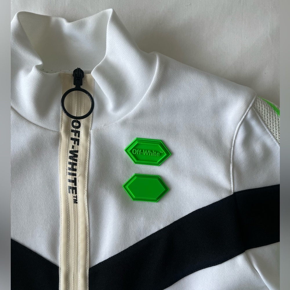 OFF WHITE White Bomber Jacket